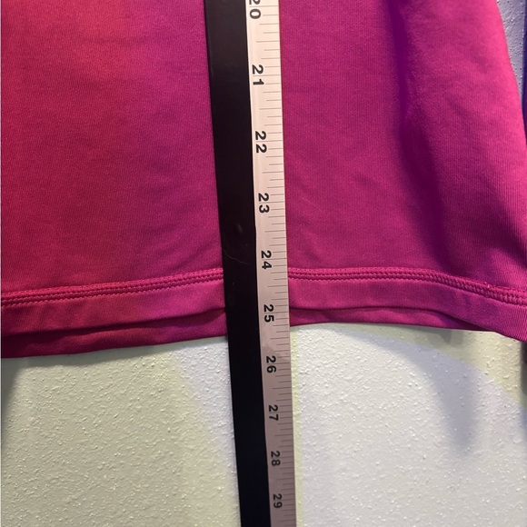 Orage Women’s Fuchsia Quarter Zip Up Long Sleeve Top Size M​ - Picture 10 of 10